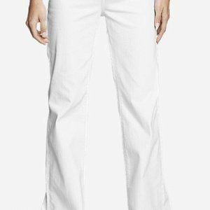 Eddie Bauer Women's White Curvy Denim Jeans, New!